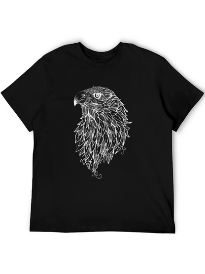 Black Eagle Graphic Tee - Stylish Mens Casual Top