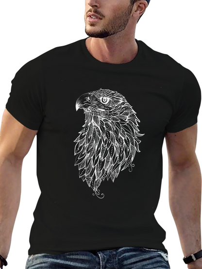 Black Eagle Graphic Tee - Stylish Mens Casual Top