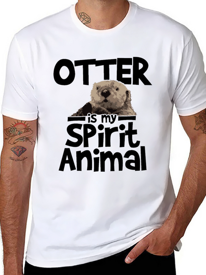 Otter Spirit Animal Graphic T-Shirt