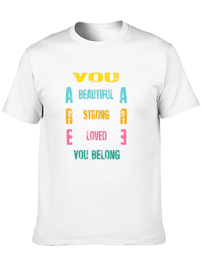 Inspirational You Are T-Shirt - Black