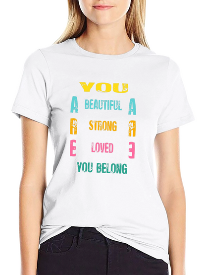Inspirational You Are T-Shirt - Black