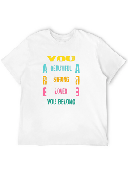 Inspirational You Are T-Shirt - Black