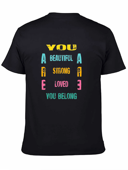 Inspirational You Are T-Shirt - Black