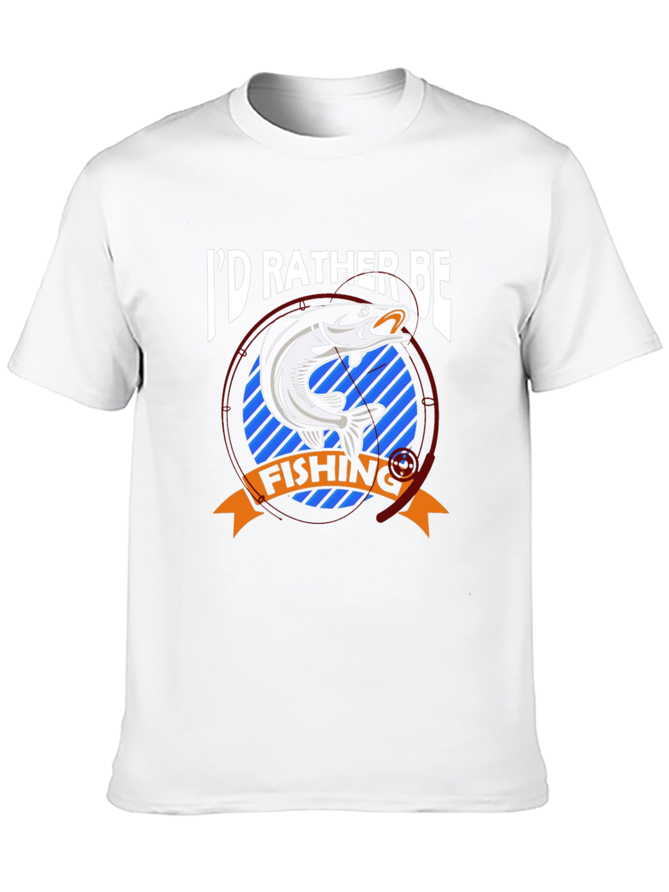 Id Rather Be Fishing T-Shirt - Bass Graphic Tee