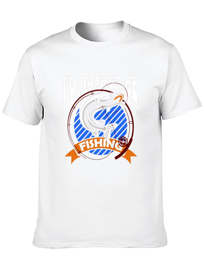 Id Rather Be Fishing T-Shirt - Bass Graphic Tee