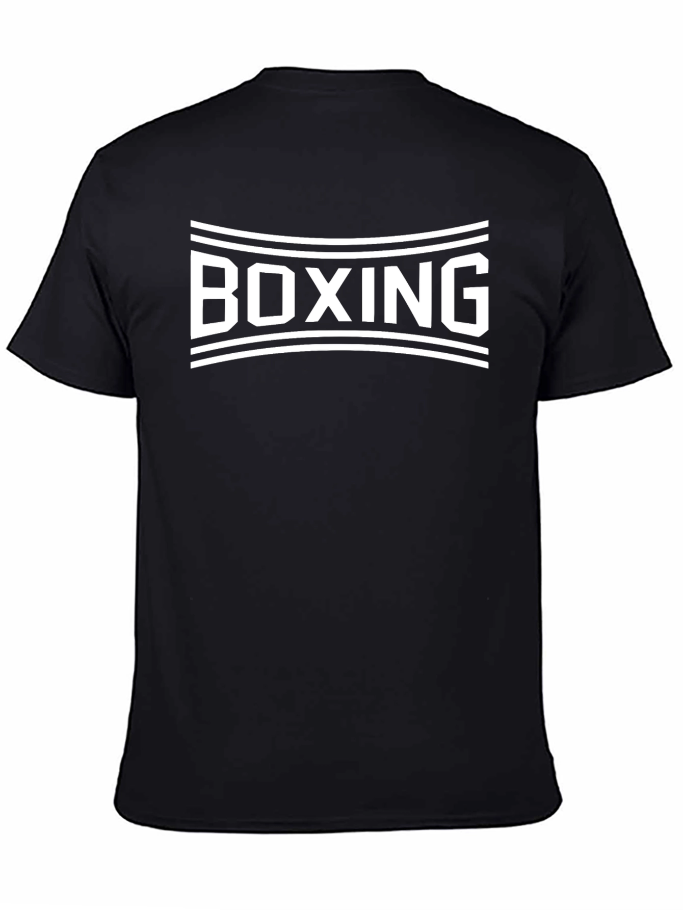 Boxing Graphic T-Shirt - Bold Text Design