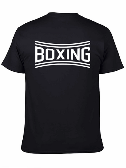 Boxing Graphic T-Shirt - Bold Text Design