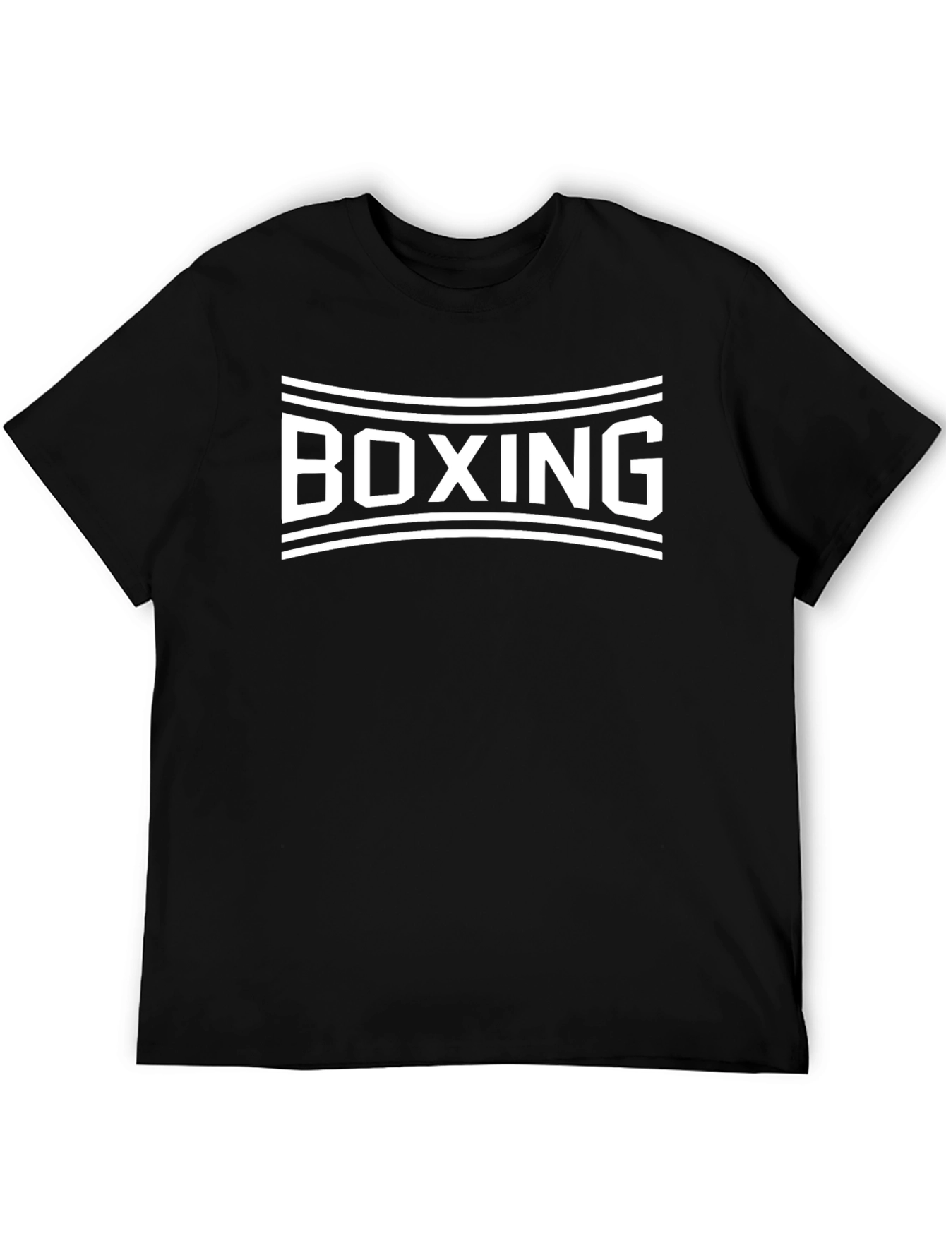 Boxing Graphic T-Shirt - Bold Text Design