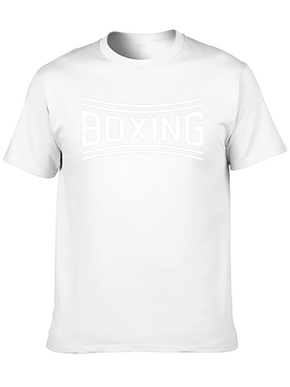 Boxing Graphic T-Shirt - Bold Text Design