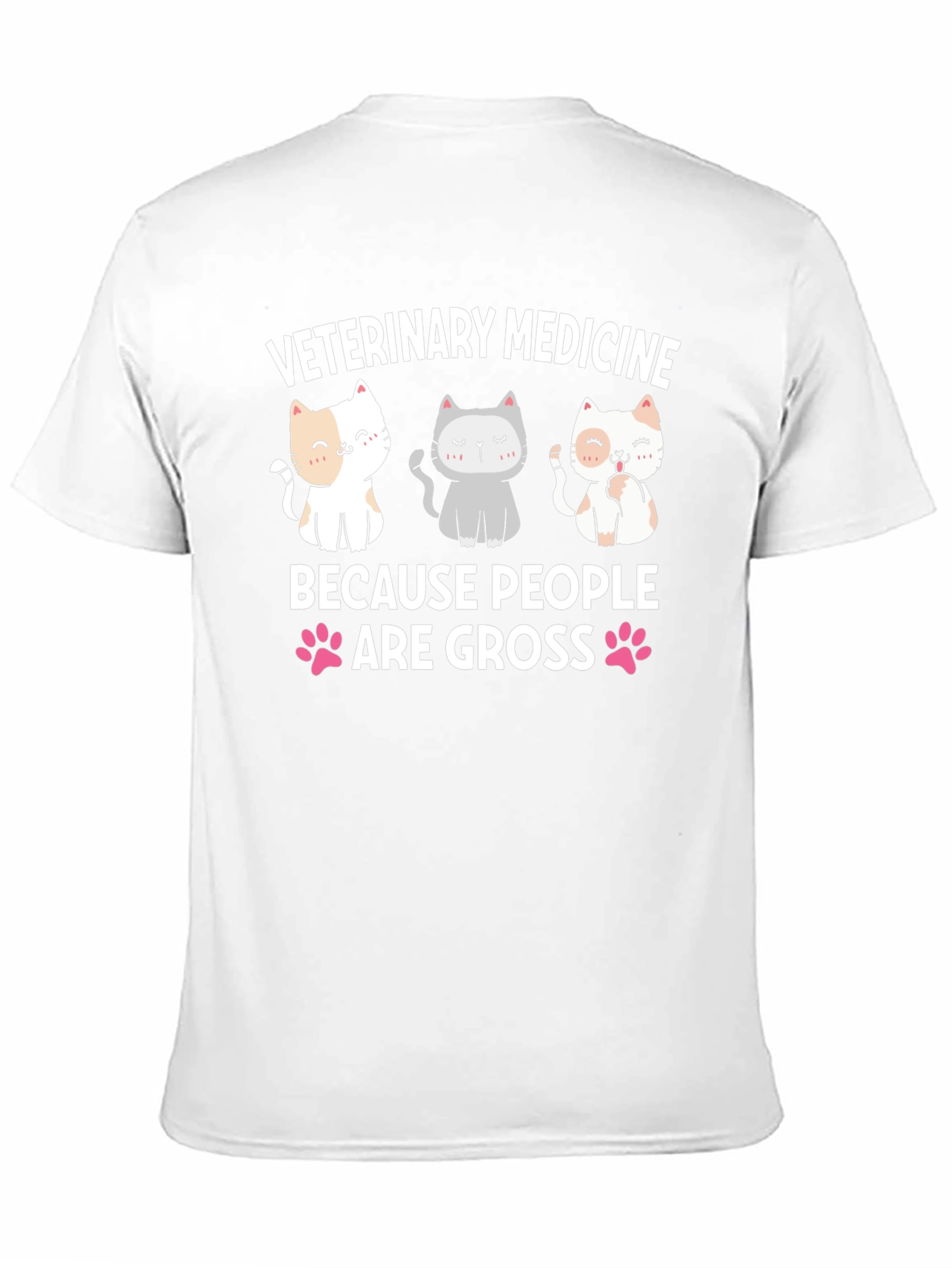 Veterinary Medicine T-Shirt - Cute Cat Design