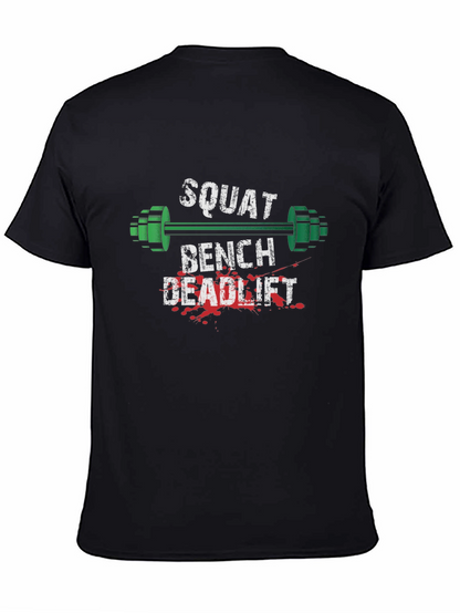 Squat Bench Deadlift Gym Workout T-Shirt