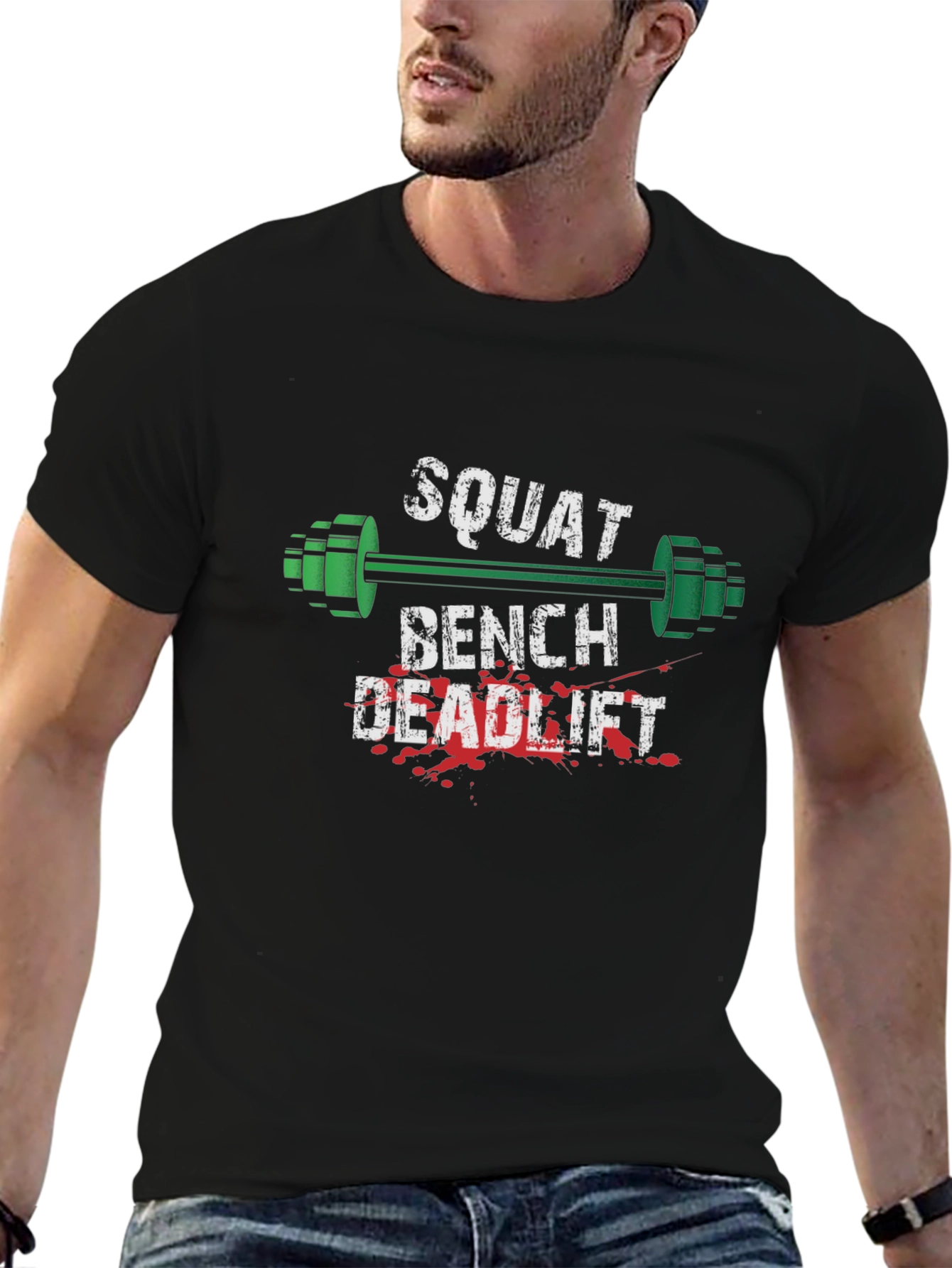 Squat Bench Deadlift Gym Workout T-Shirt
