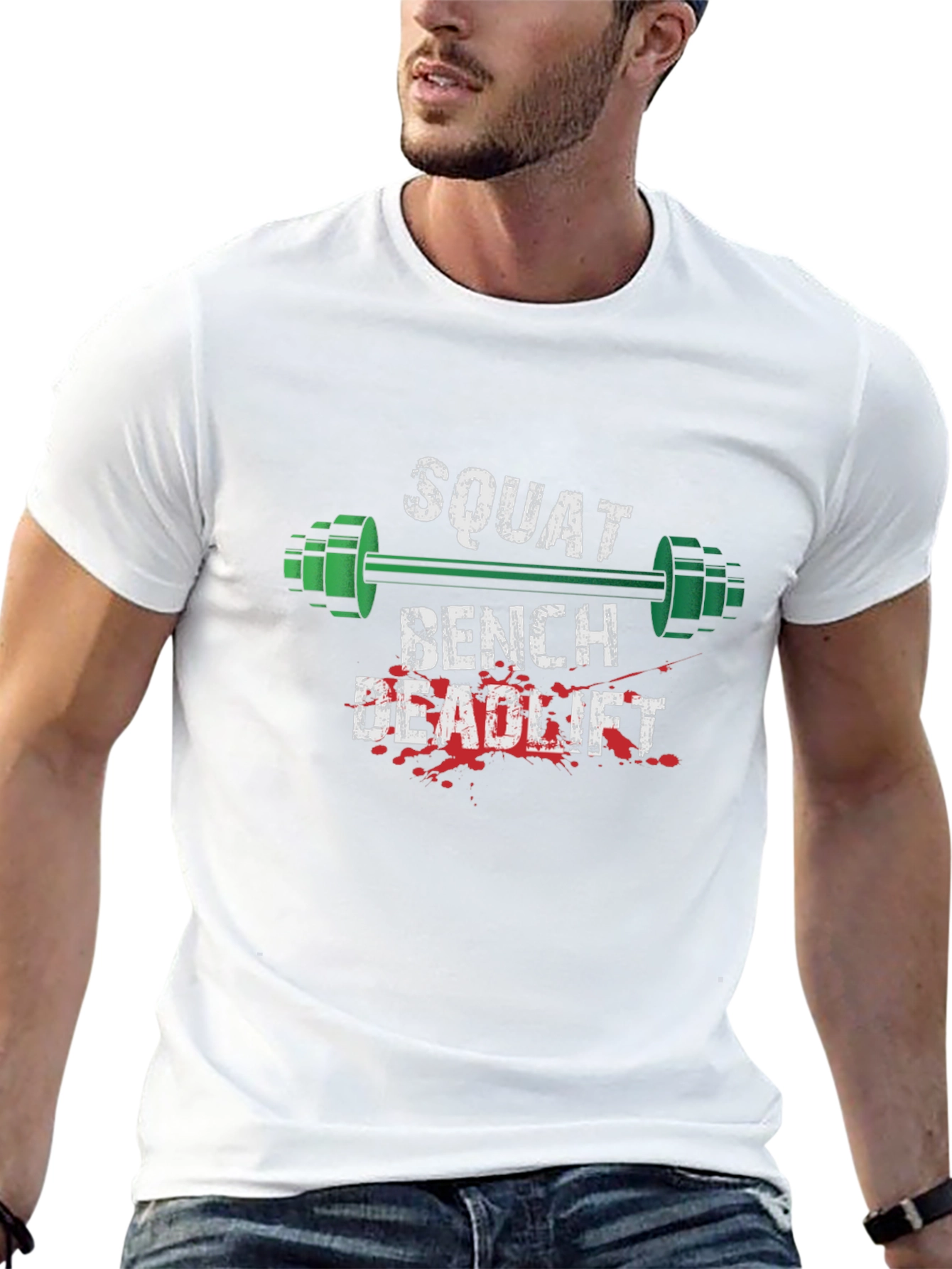 Squat Bench Deadlift Gym Workout T-Shirt