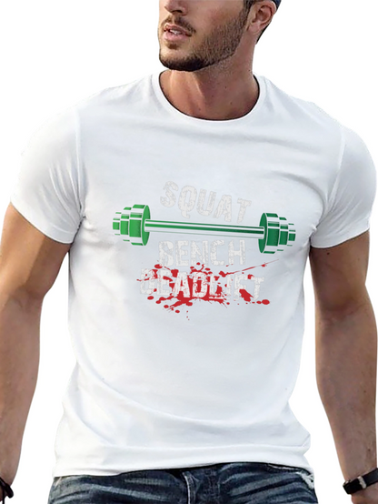 Squat Bench Deadlift Gym Workout T-Shirt