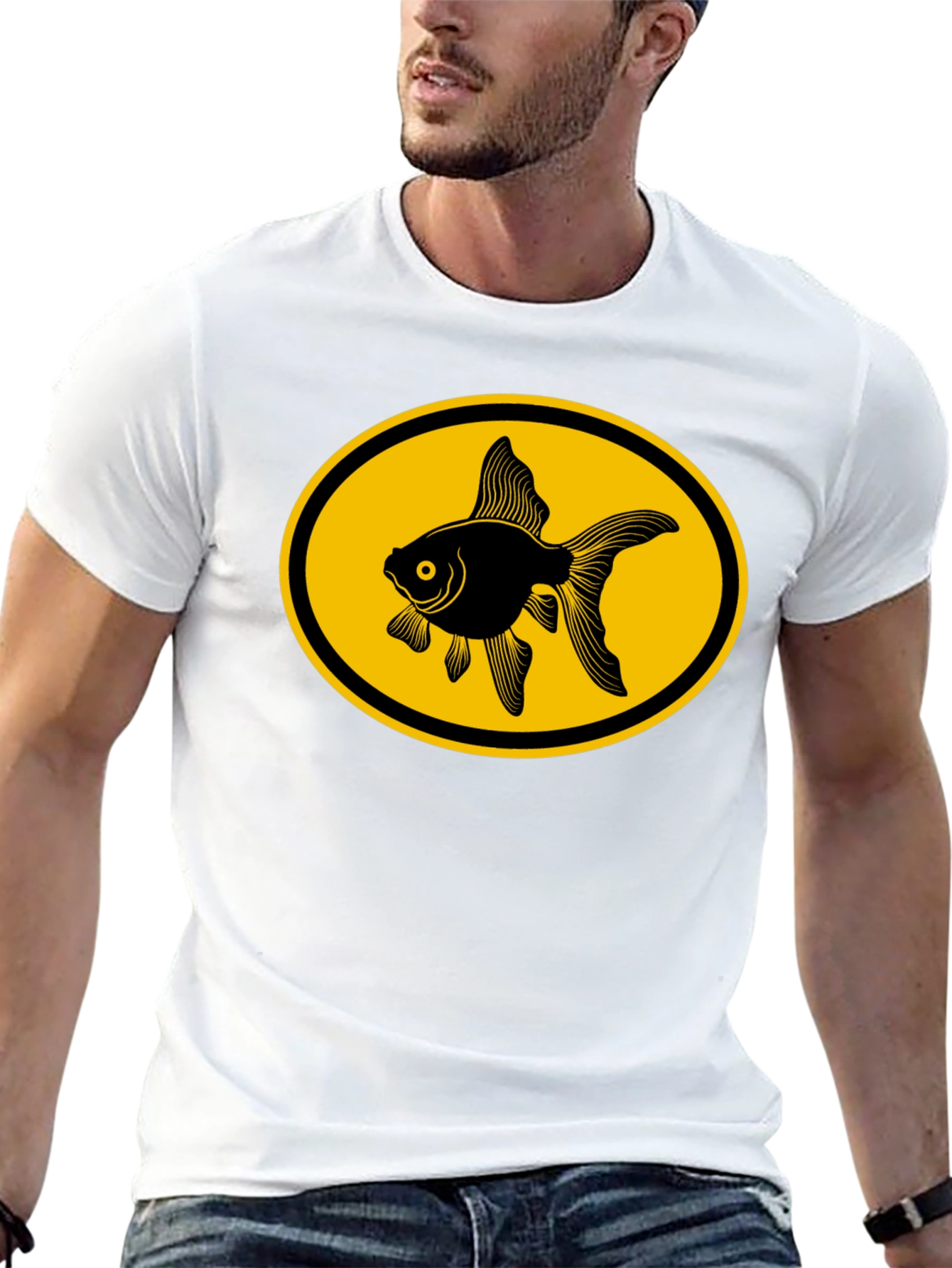 Goldfish Graphic Tee - Black