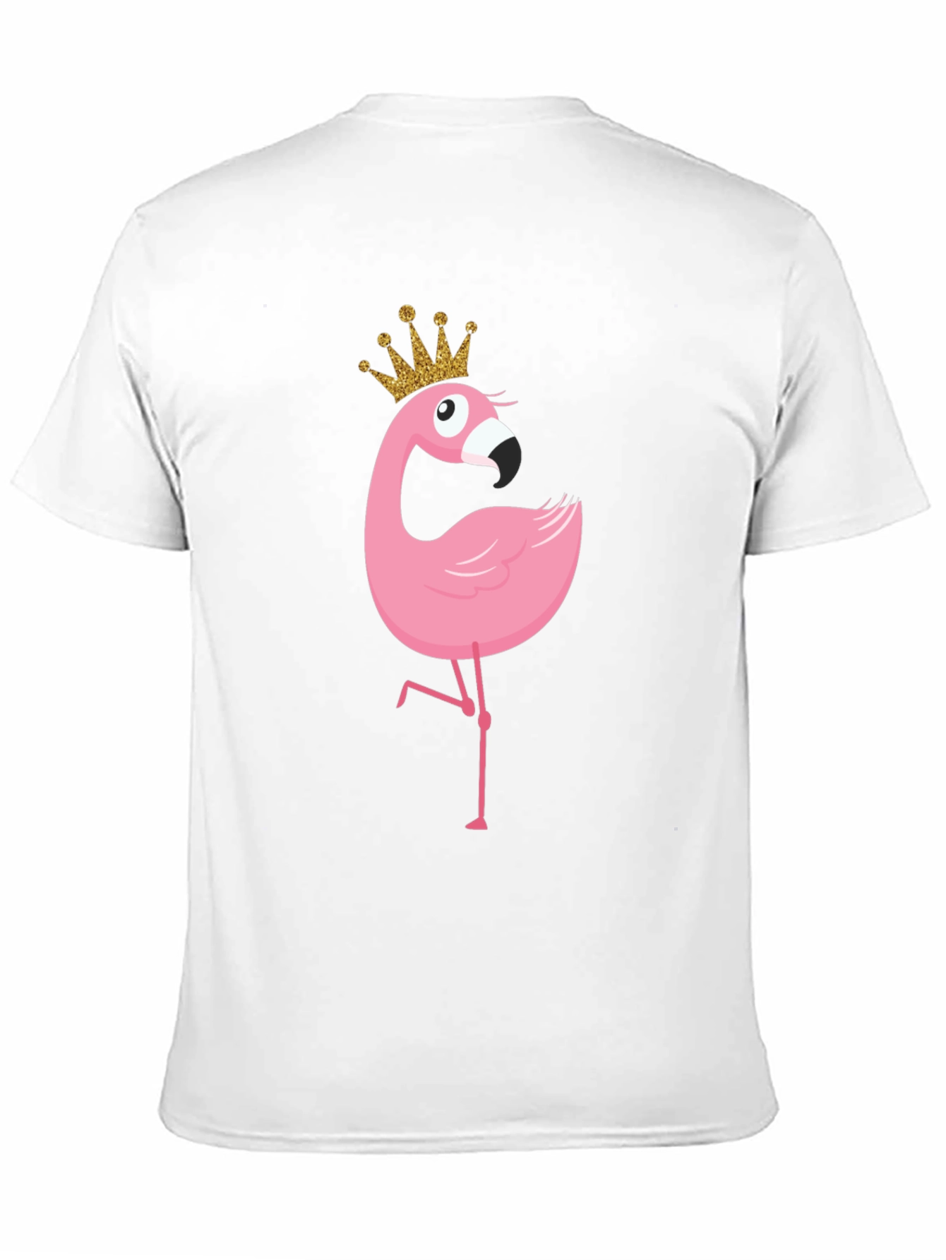 Flamingo Princess T-Shirt - Cute Cartoon Graphic Tee