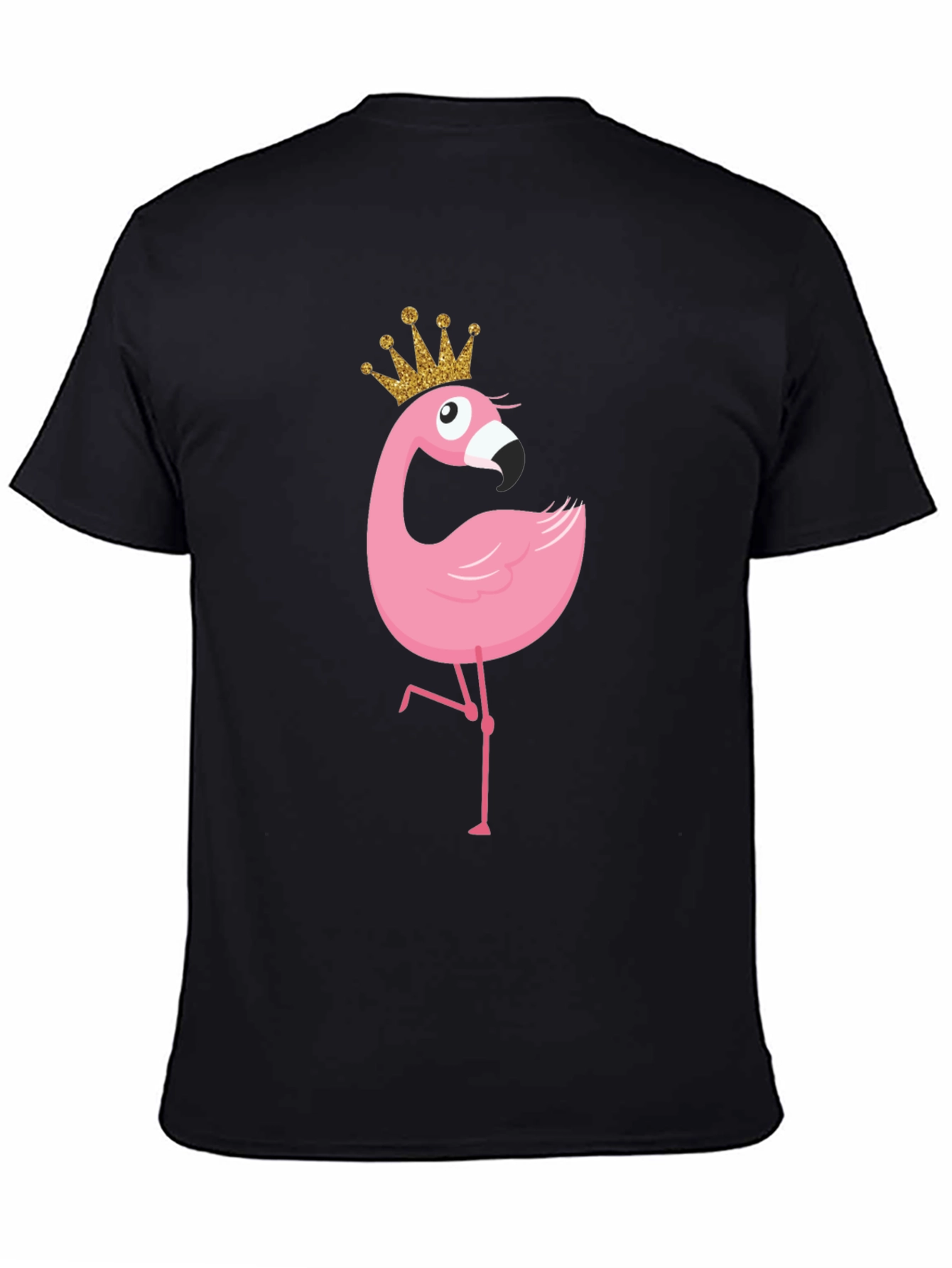 Flamingo Princess T-Shirt - Cute Cartoon Graphic Tee