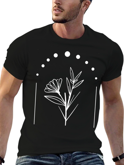Botanical Moon Phase Graphic Tee