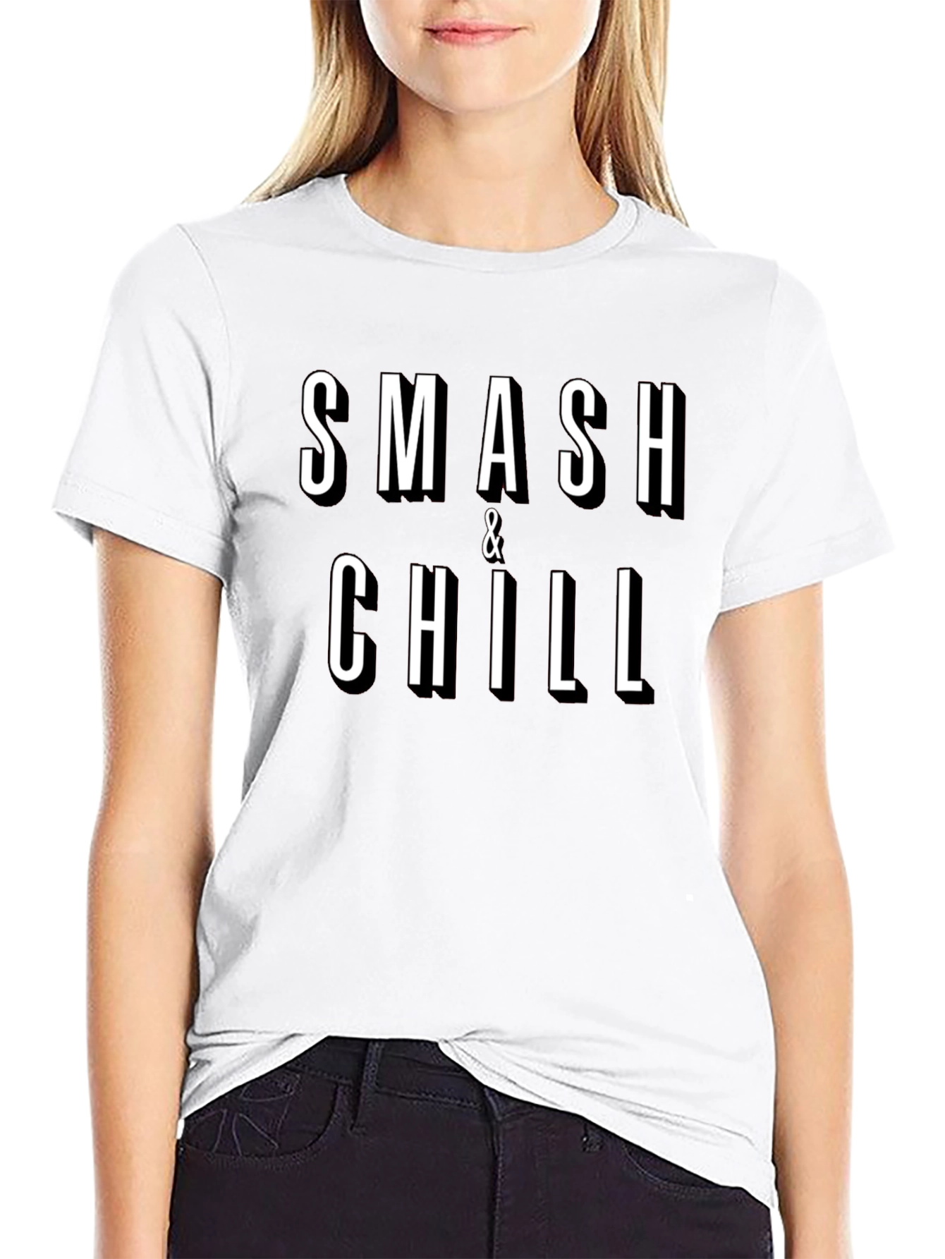 Smash & Chill Graphic Tee - Black