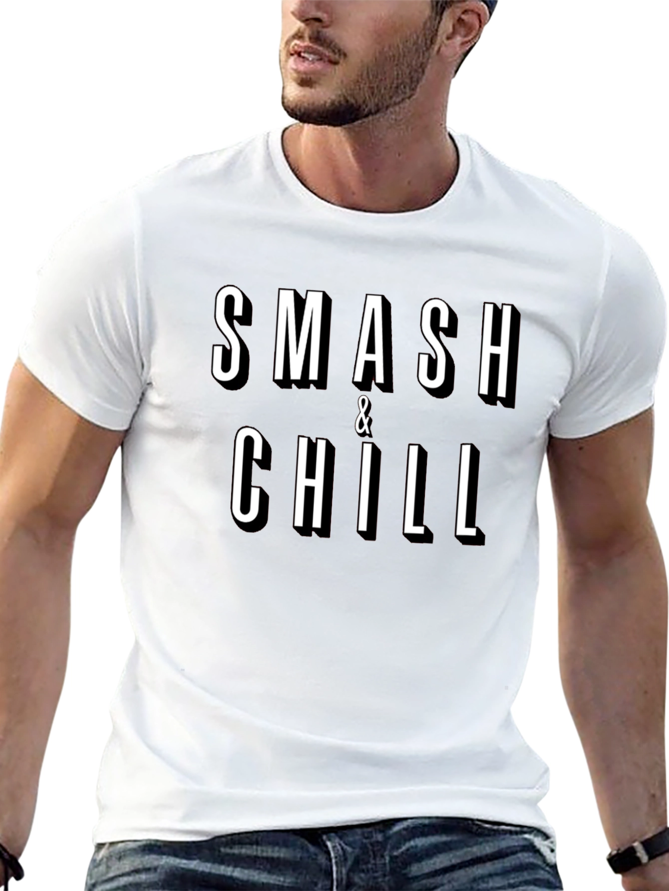Smash & Chill Graphic Tee - Black
