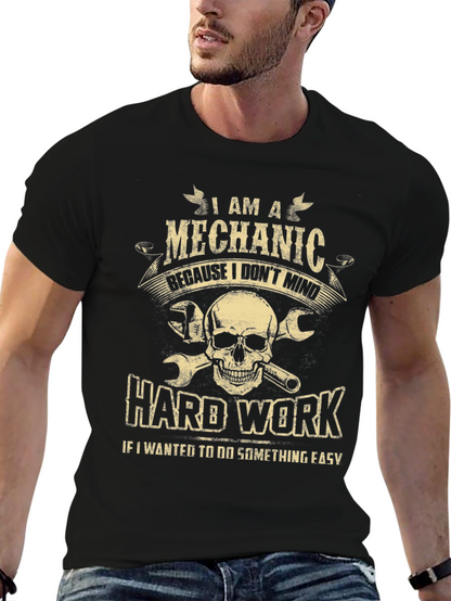 Mechanic Skull T-Shirt - Hard Work Apparel