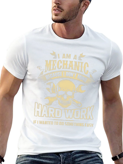 Mechanic Skull T-Shirt - Hard Work Apparel