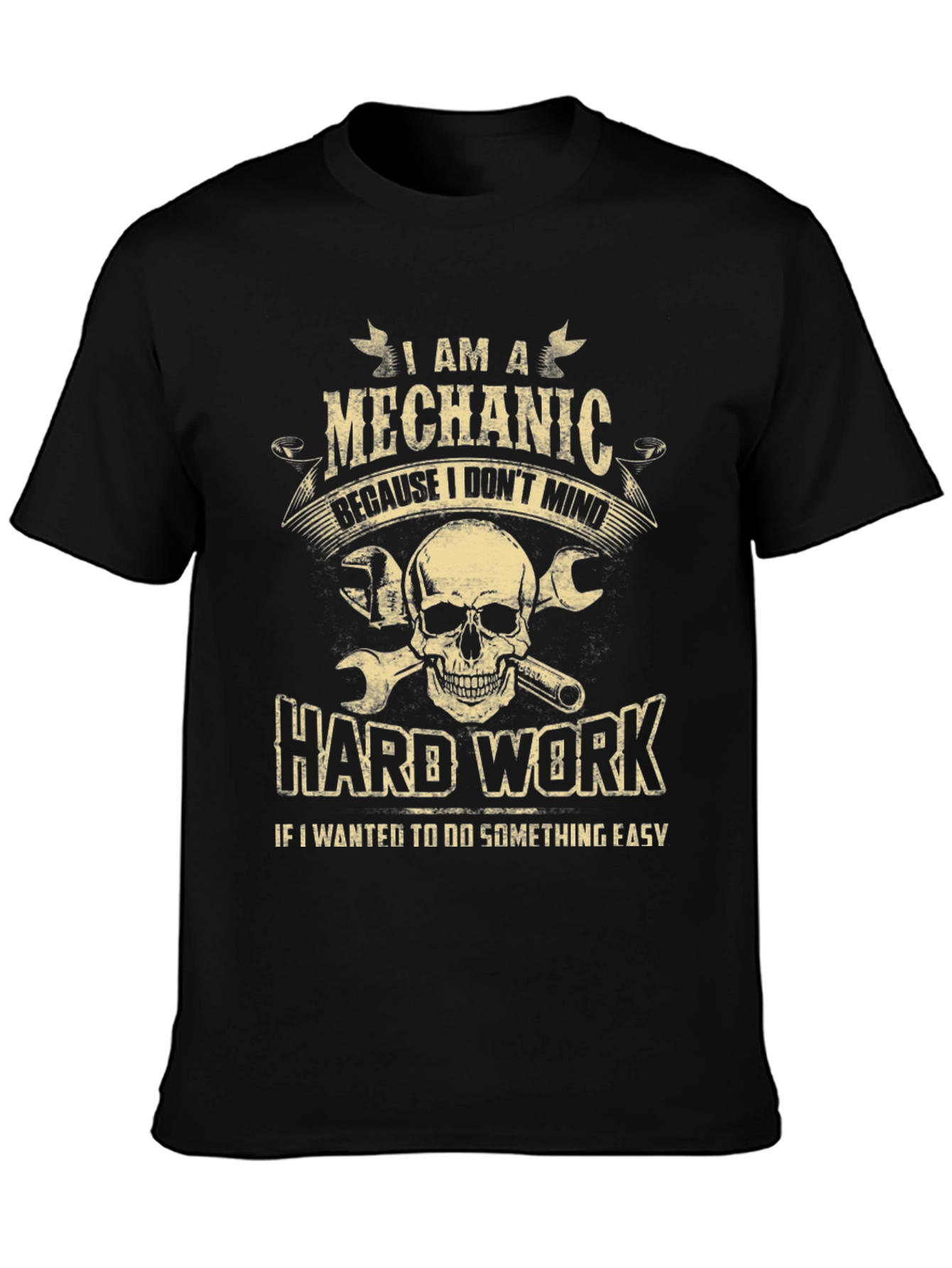 Mechanic Skull T-Shirt - Hard Work Apparel