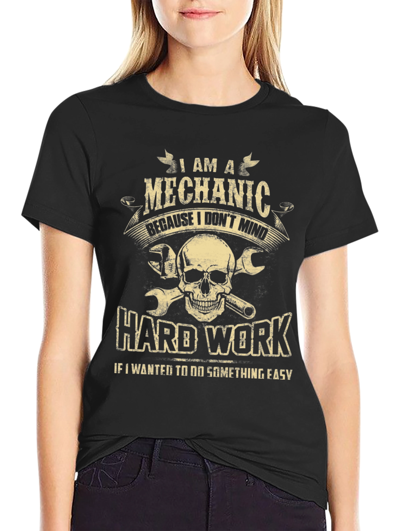 Mechanic Skull T-Shirt - Hard Work Apparel