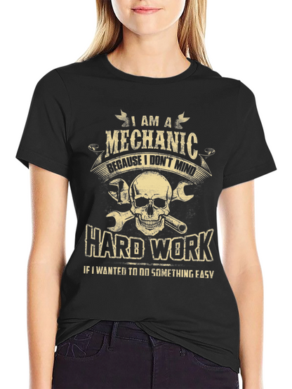 Mechanic Skull T-Shirt - Hard Work Apparel
