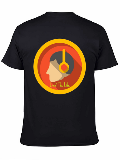 Livin The Life Graphic Tee - Black