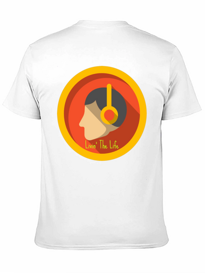 Livin The Life Graphic Tee - Black