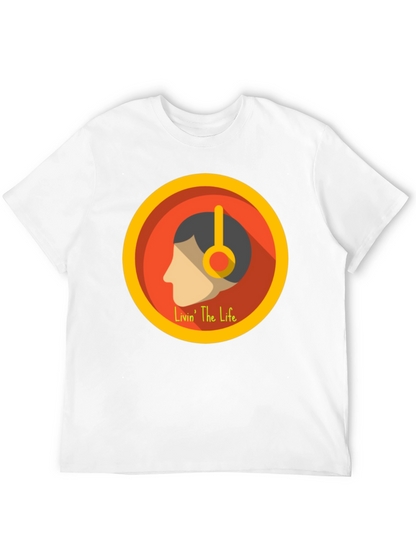 Livin The Life Graphic Tee - Black