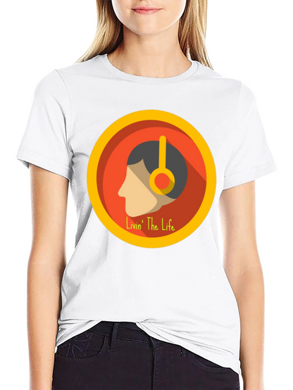 Livin The Life Graphic Tee - Black