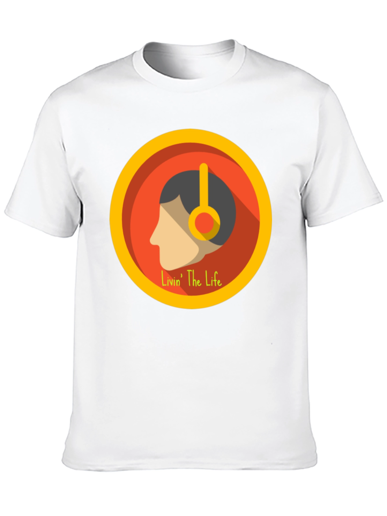 Livin The Life Graphic Tee - Black
