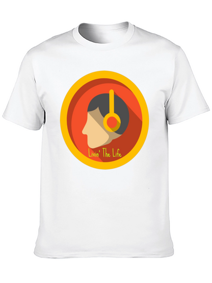 Livin The Life Graphic Tee - Black