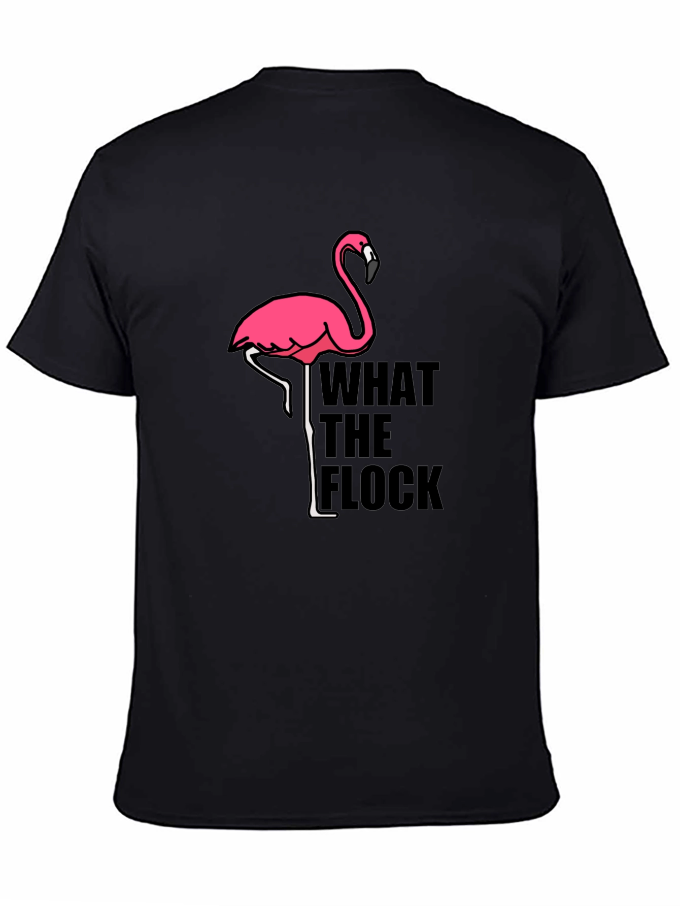 What the Flock Flamingo Graphic Tee