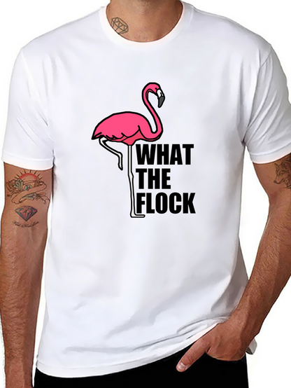What the Flock Flamingo Graphic Tee