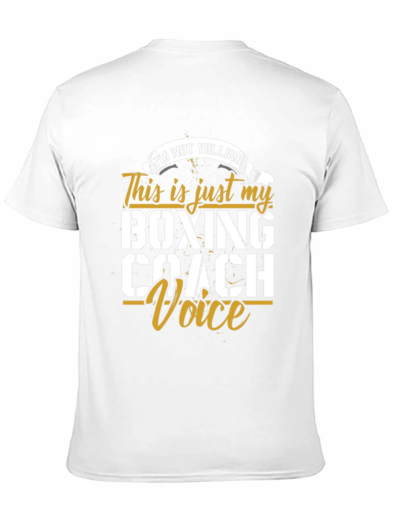 Boxing Coach Voice T-Shirt - Funny Gift