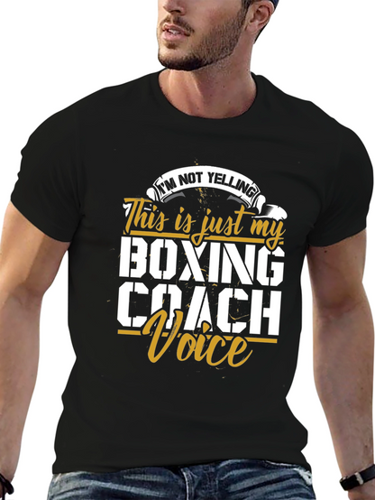 Boxing Coach Voice T-Shirt - Funny Gift