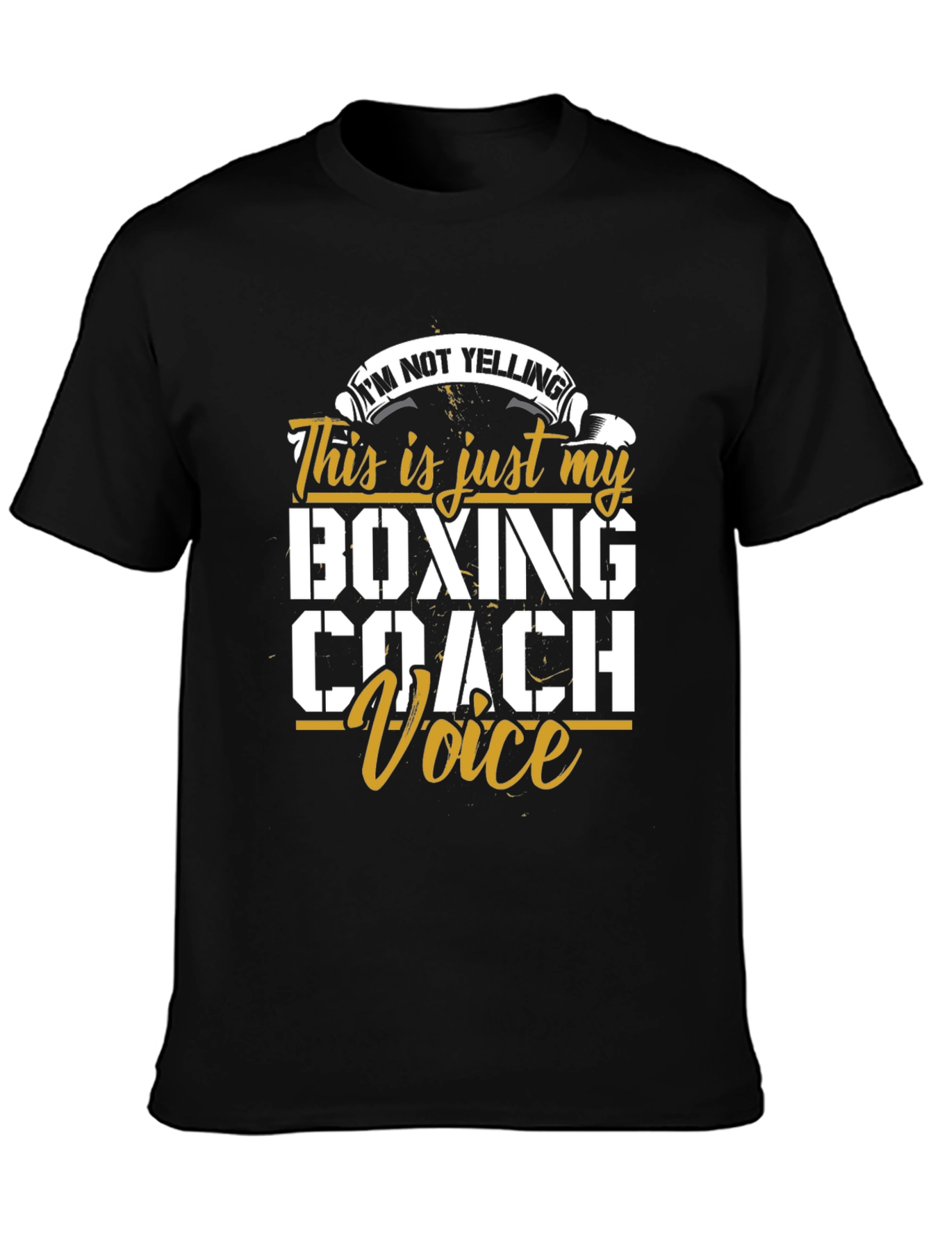 Boxing Coach Voice T-Shirt - Funny Gift