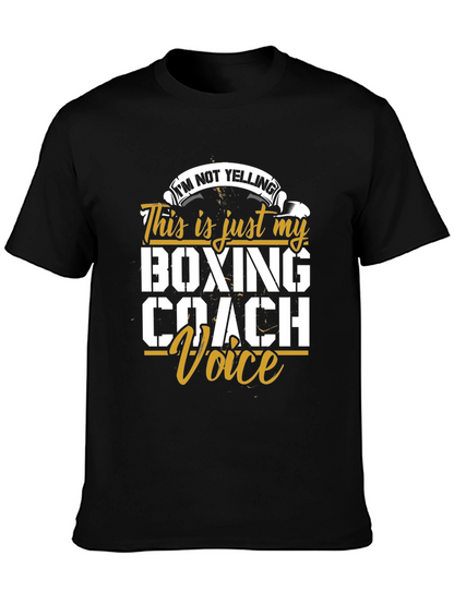 Boxing Coach Voice T-Shirt - Funny Gift