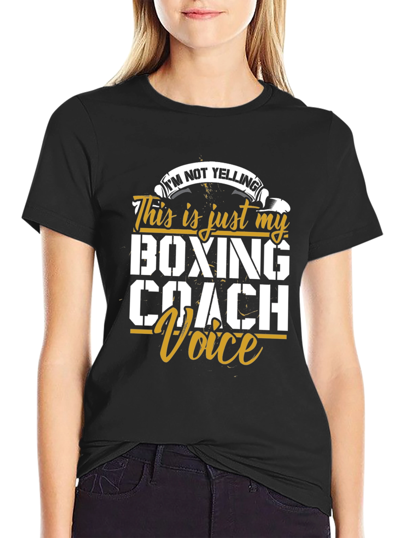 Boxing Coach Voice T-Shirt - Funny Gift