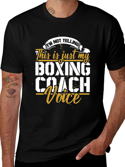 Boxing Coach Voice T-Shirt - Funny Gift