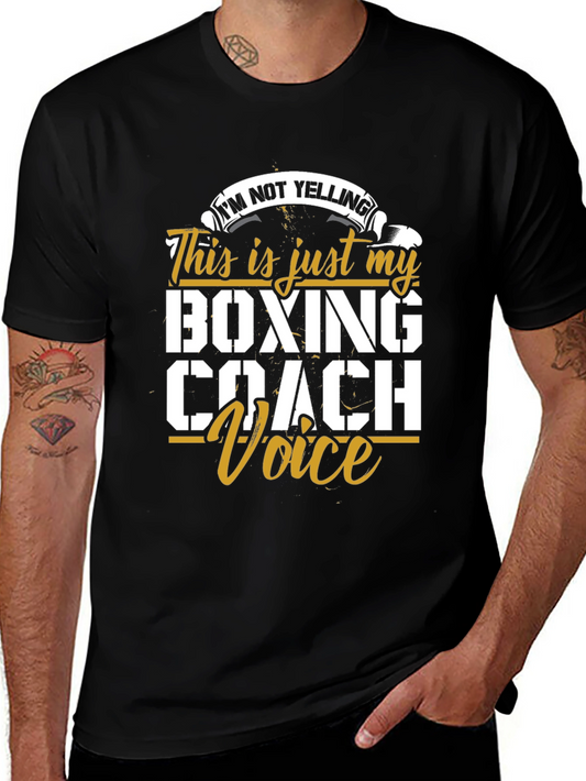 Boxing Coach Voice T-Shirt - Funny Gift