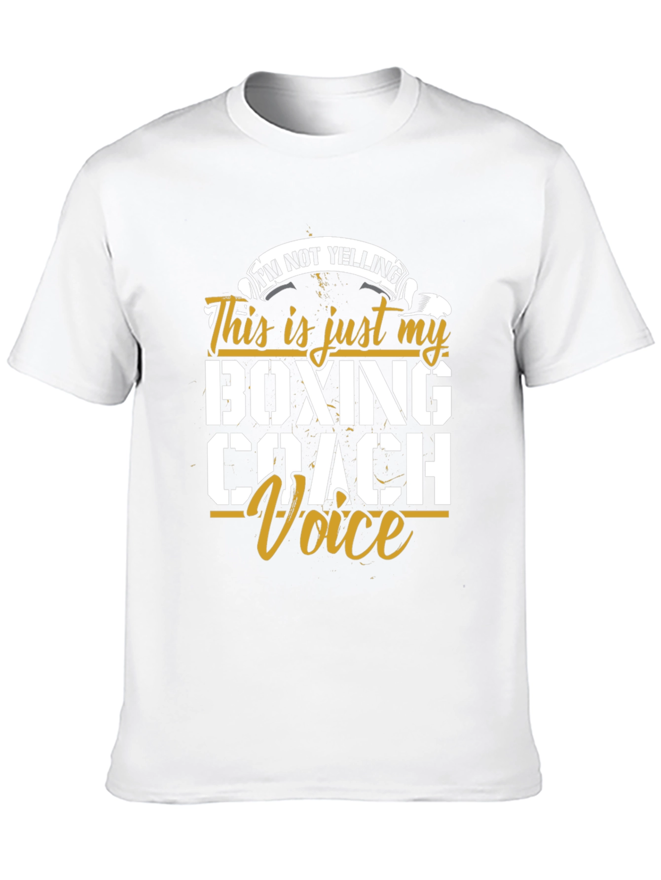 Boxing Coach Voice T-Shirt - Funny Gift