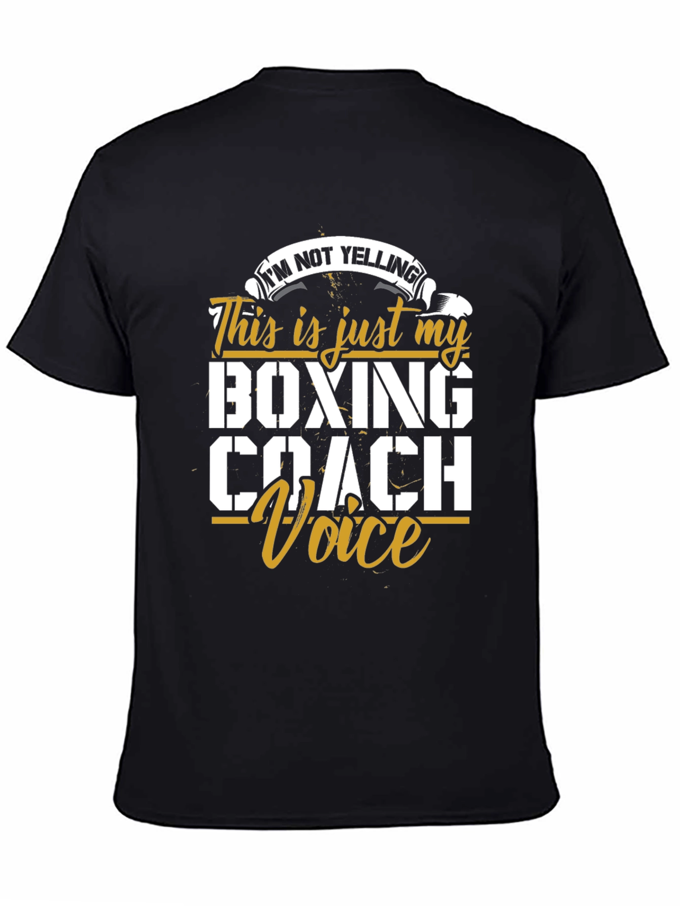 Boxing Coach Voice T-Shirt - Funny Gift