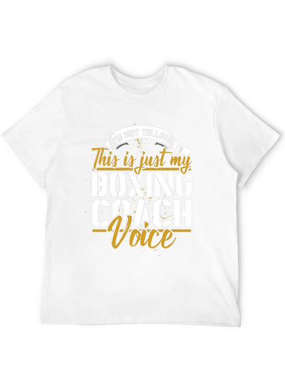 Boxing Coach Voice T-Shirt - Funny Gift