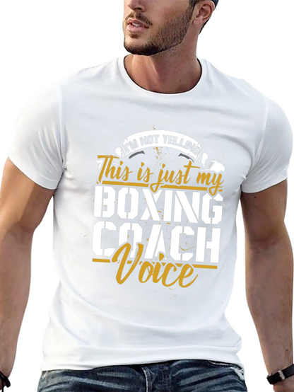 Boxing Coach Voice T-Shirt - Funny Gift