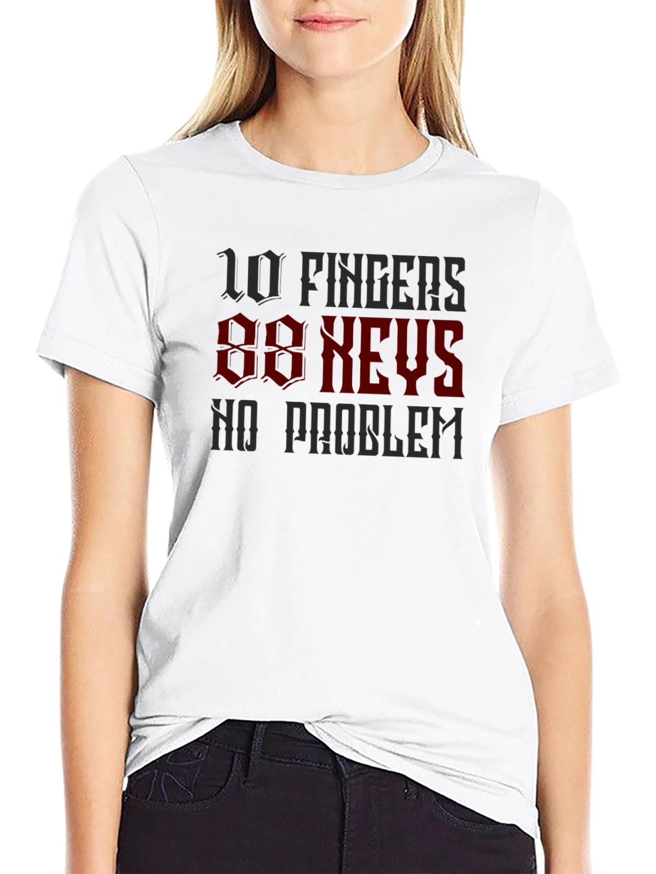 10 Fingers 88 Keys T-Shirt