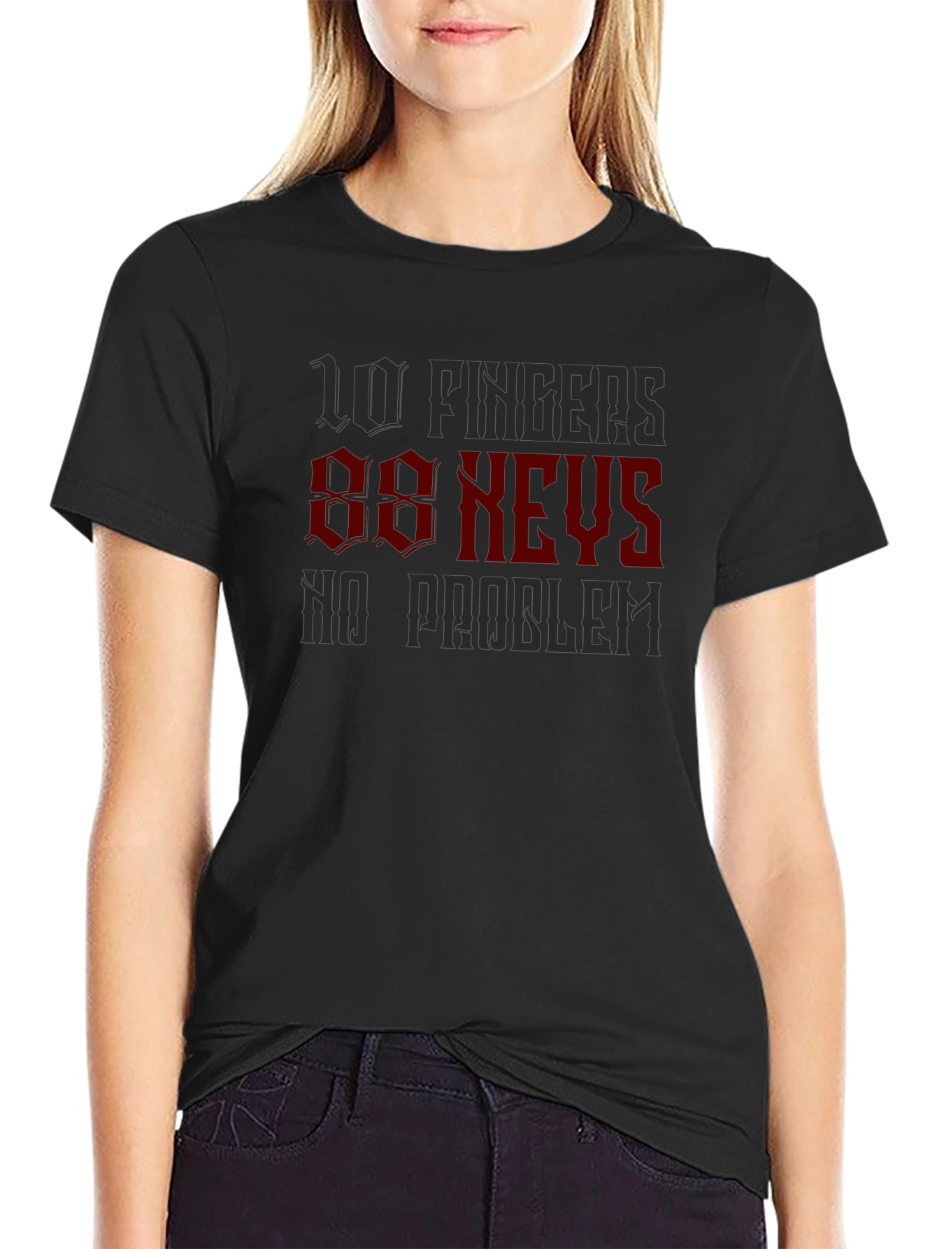 10 Fingers 88 Keys T-Shirt